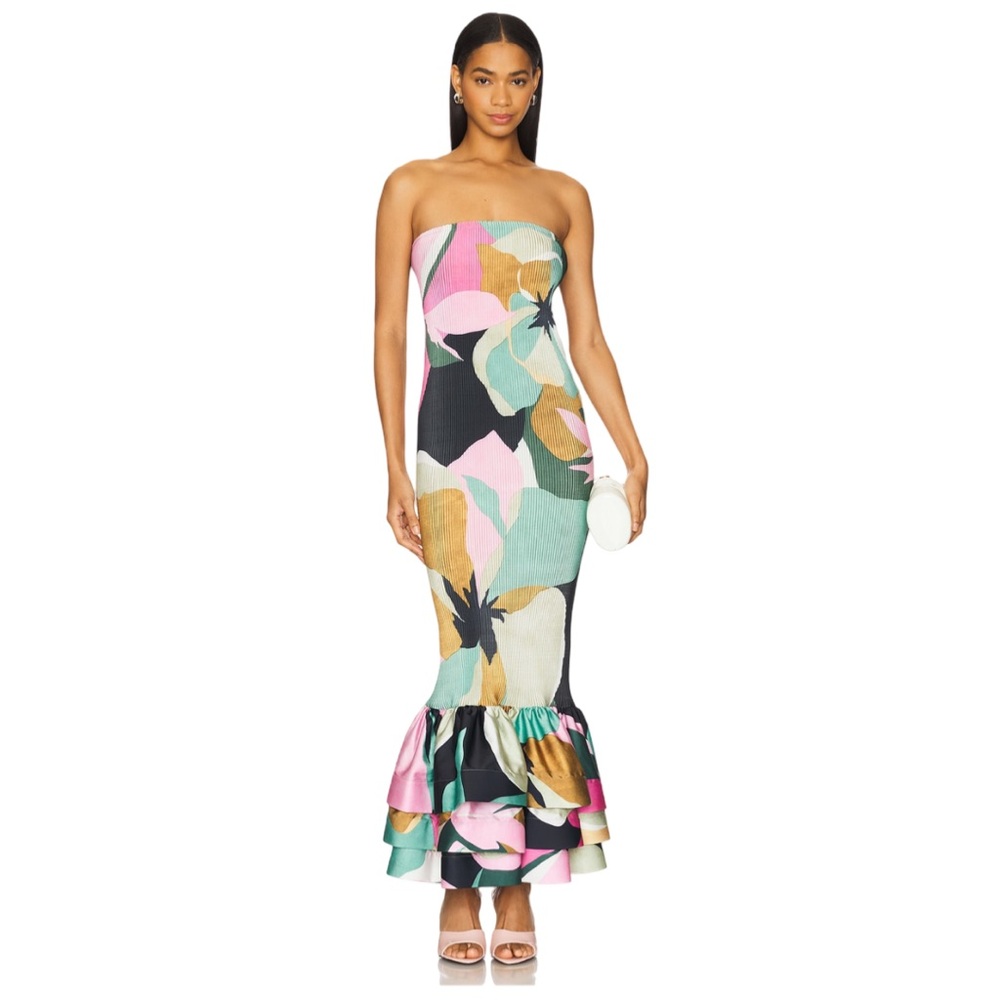 L’Idee Ramblas Dress in Green Calypso